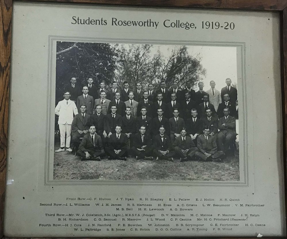 Students, Roseworthy Agricultural College, 1919-20