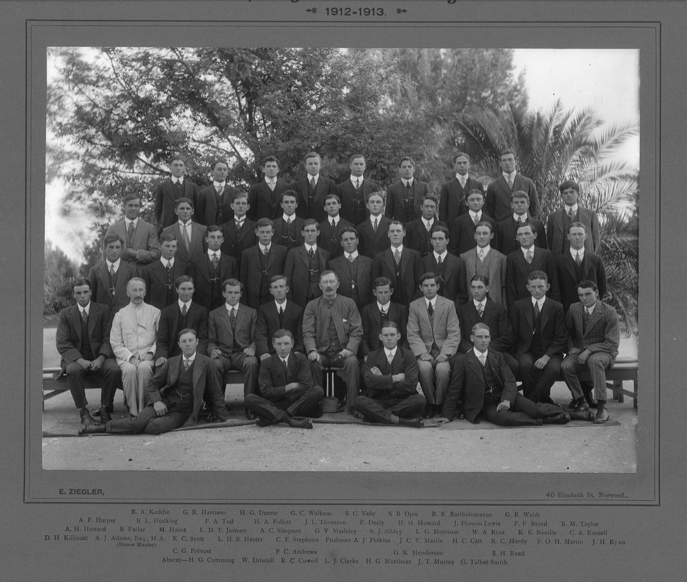 Students, Roseworthy Agricultural College, 1912-13