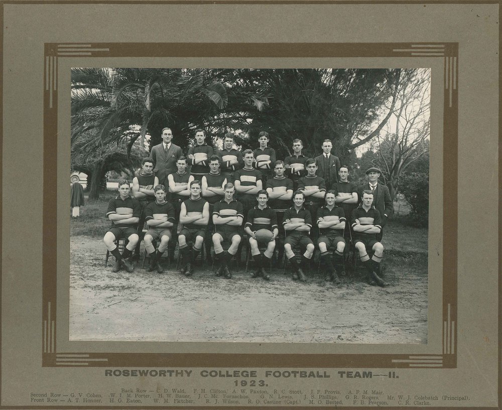Football Team II, Roseworthy Agricultural College, 1923