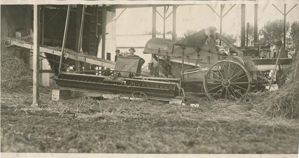 Sunshine Harvester Demonstration, 1928