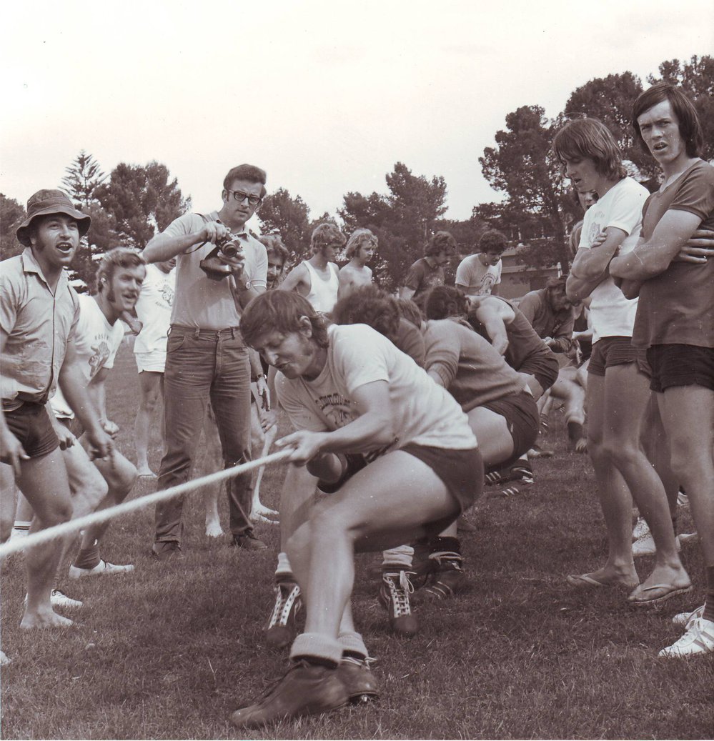 Tug-o-War, Roseworthy Agricultural College, c1972