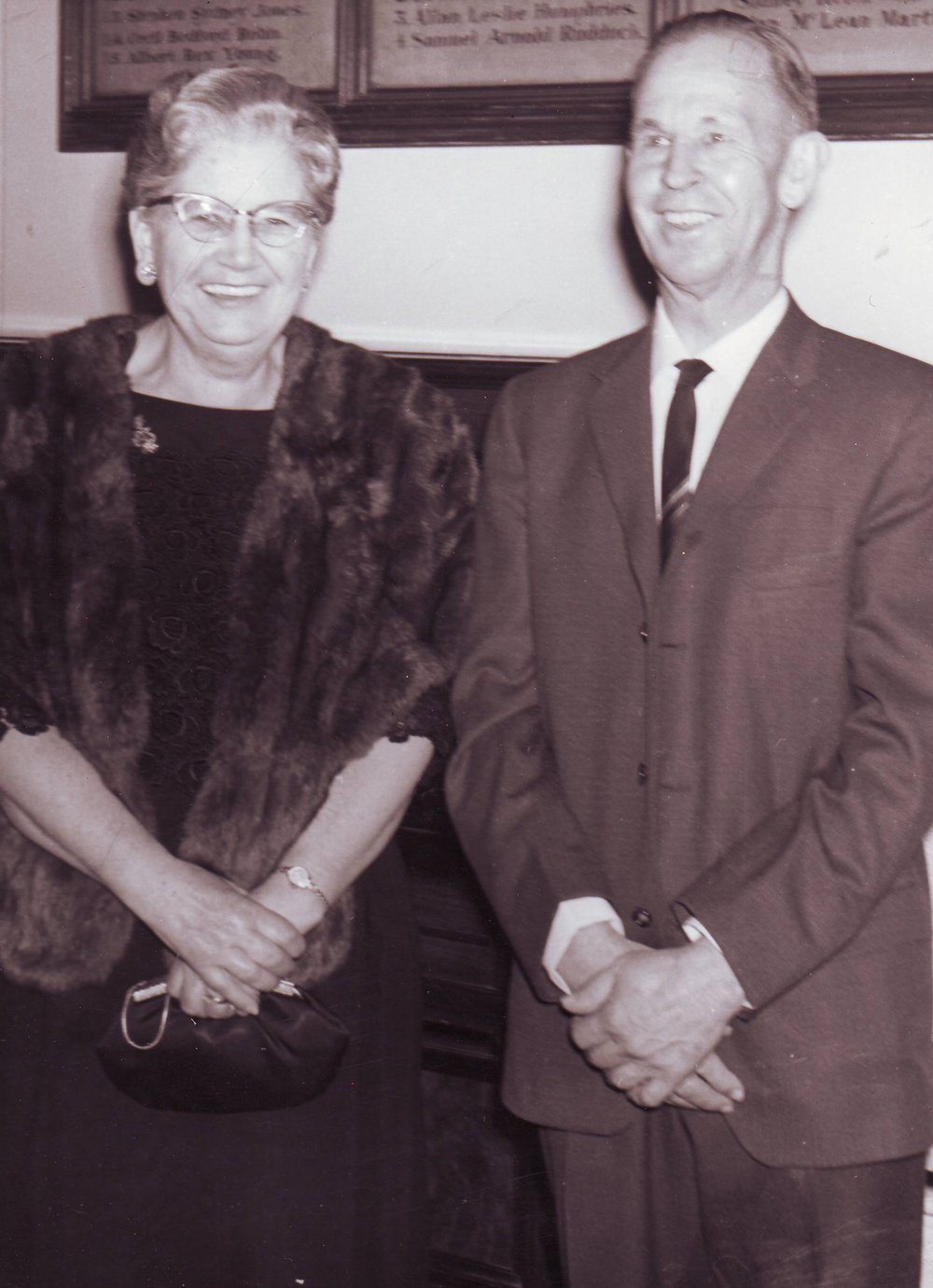 Mr and Mrs BC Philp, 1982
