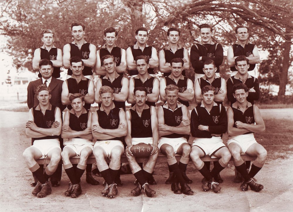 Football Team, A Grade, Roseworthy Agricultural College, 1948