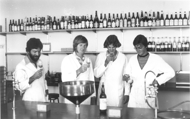 Student Wine Tasting, Roseworthy Agricultural College, c1975