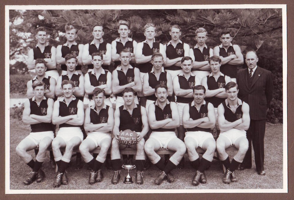 Football Team Roseworthy Agricultural College 1951 Premiers The 