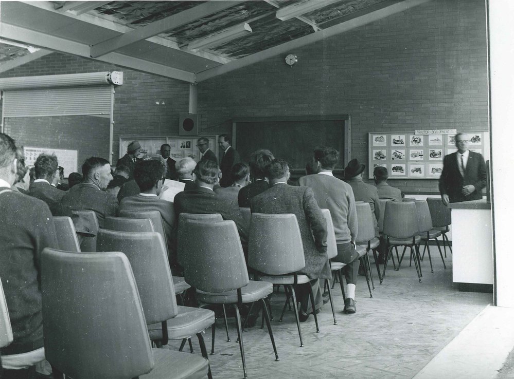 Farmers' Day in Farm Engineering Building, c1965