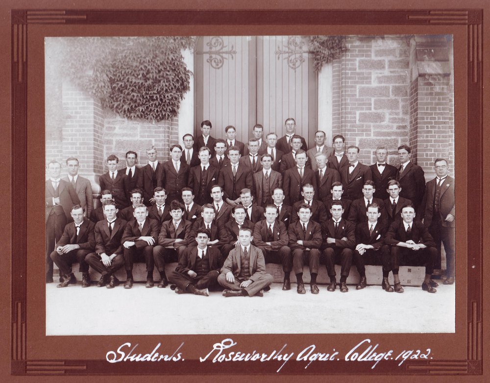 Students, Roseworthy Agricultural College, 1922