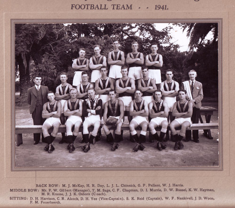 Football Team, Roseworthy Agricultural College, 1941
