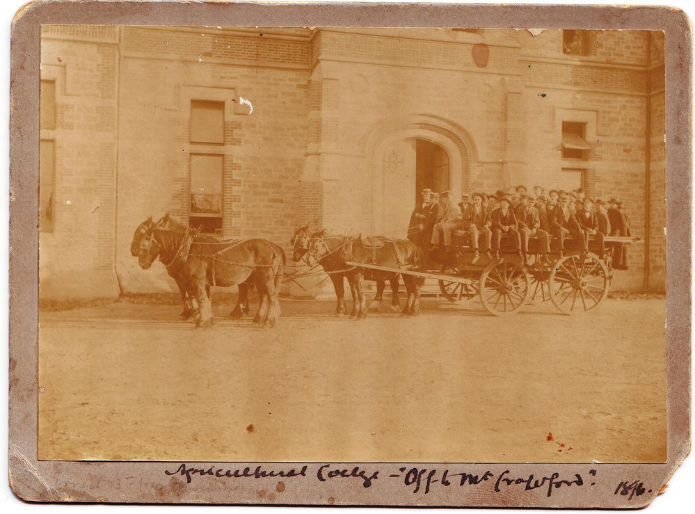 Off to Mt Crawford, Roseworthy Agricultural College, 1896