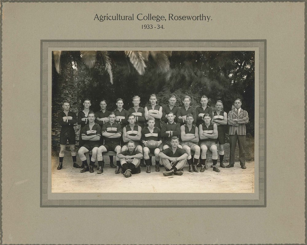 Football Team, Roseworthy Agricultural College, 1933-34