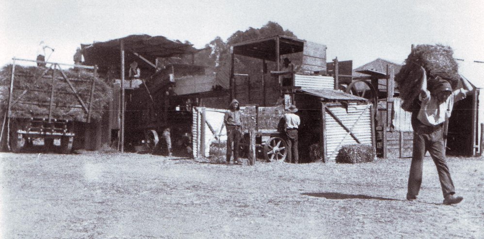 Baling Hay, c1925