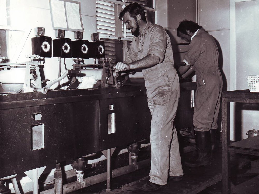Wool Scouring, 1970s