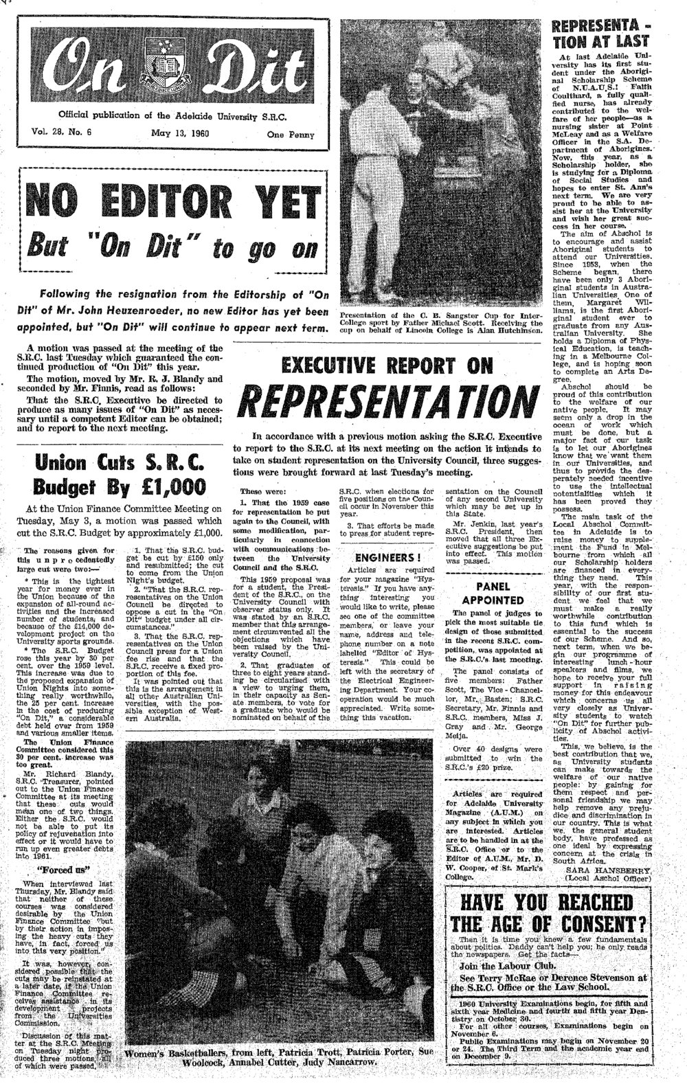 On Dit. Volume 28, Issue 6