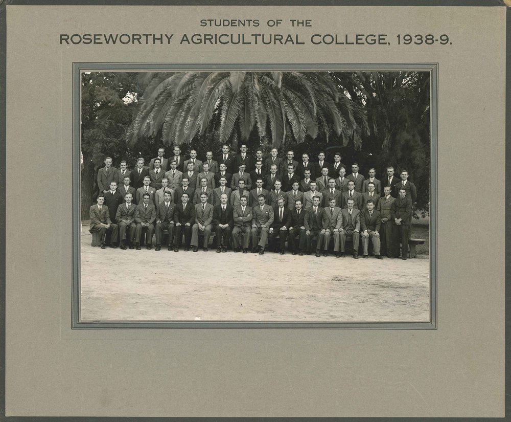 Students, Roseworthy Agricultural College, 1938-39