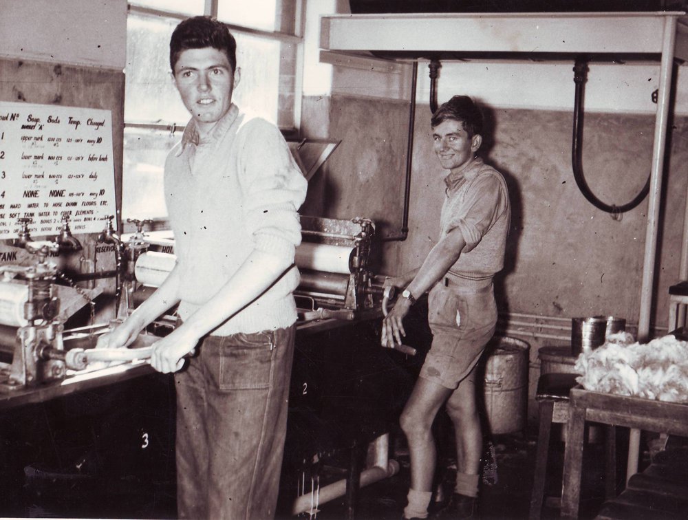Wool Scouring, c1960