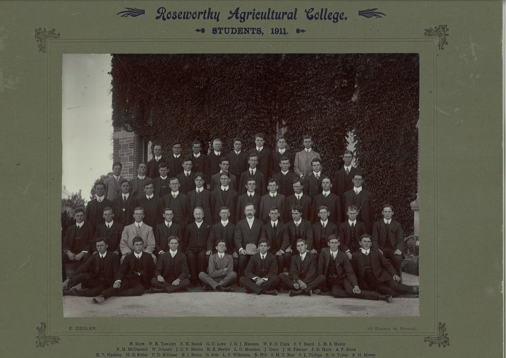 Students, Roseworthy Agricultural College, 1911