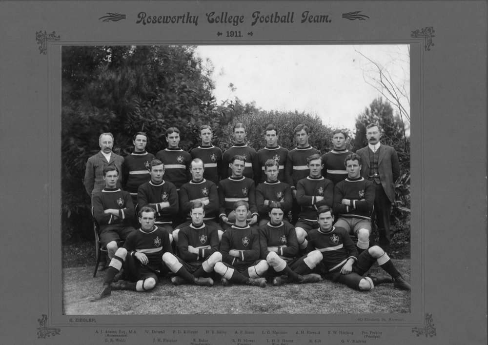 Football Team, Roseworthy Agricultrual College, 1911