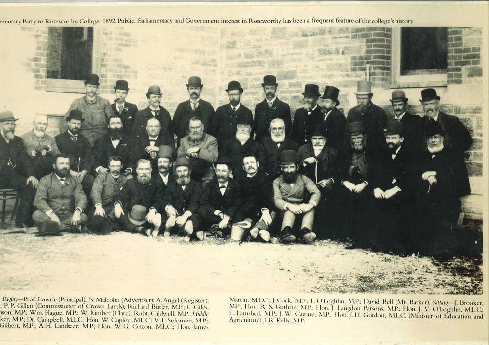 Parliamentary Visit to Roseworthy Agricultural College, 1892