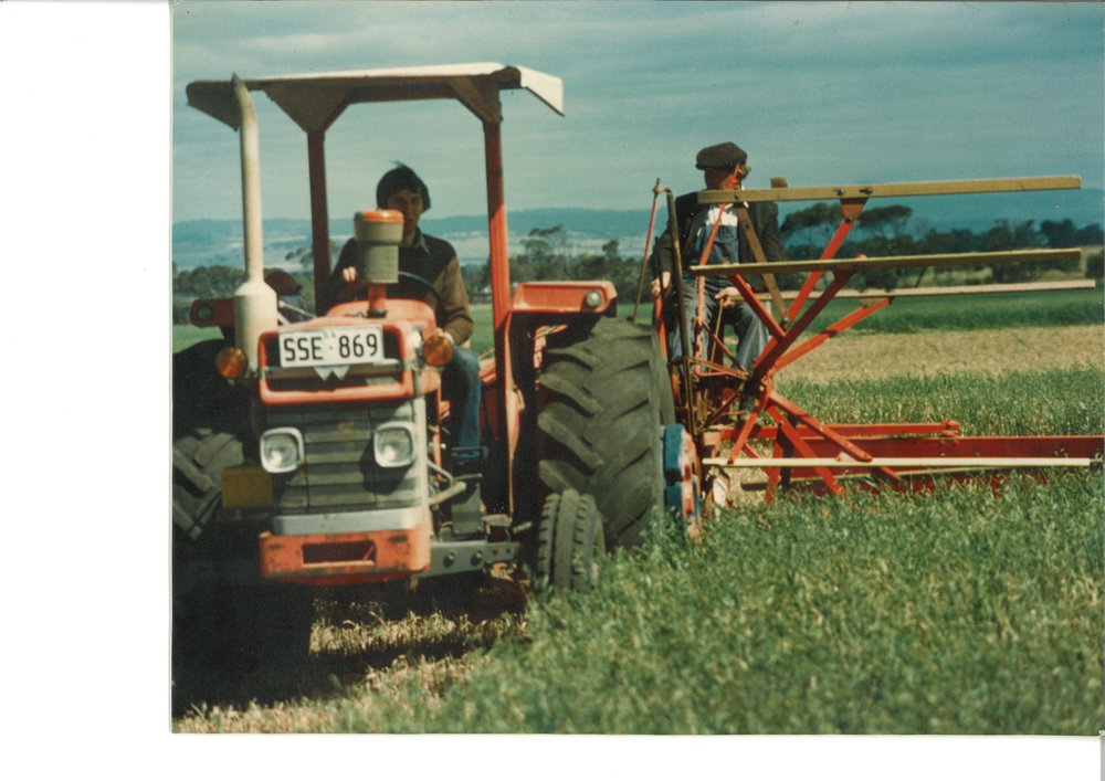 Binder and Tractor, c1985