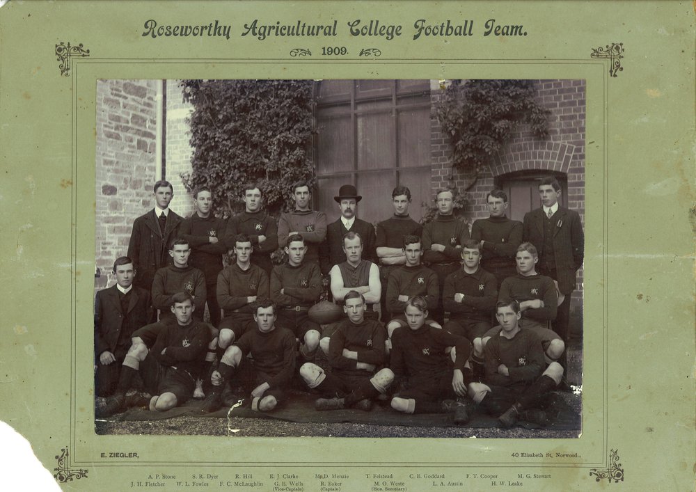 Football Team, Roseworthy Agricultural College, 1909