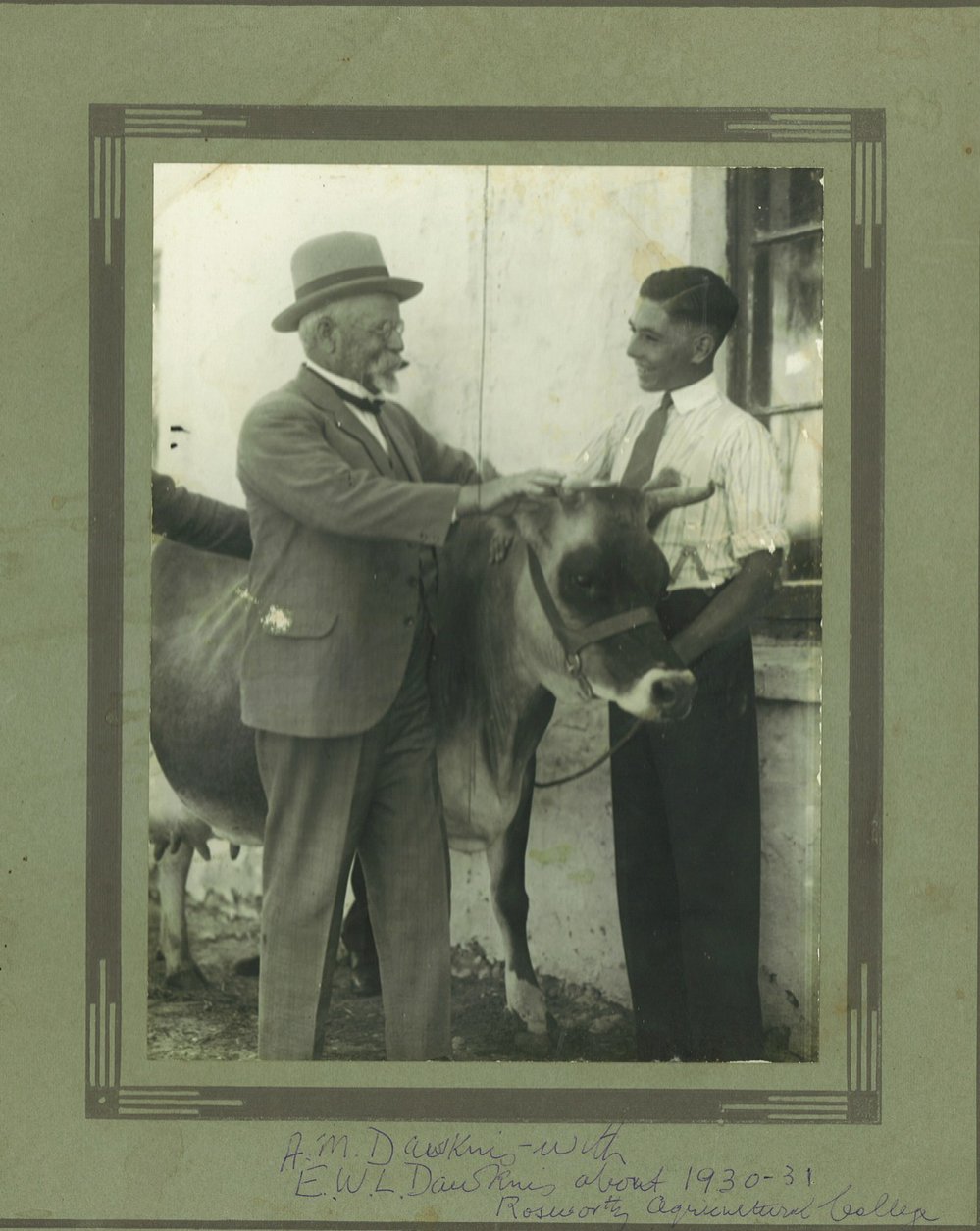 A M Dawkins and E W L Dawkins, 1930