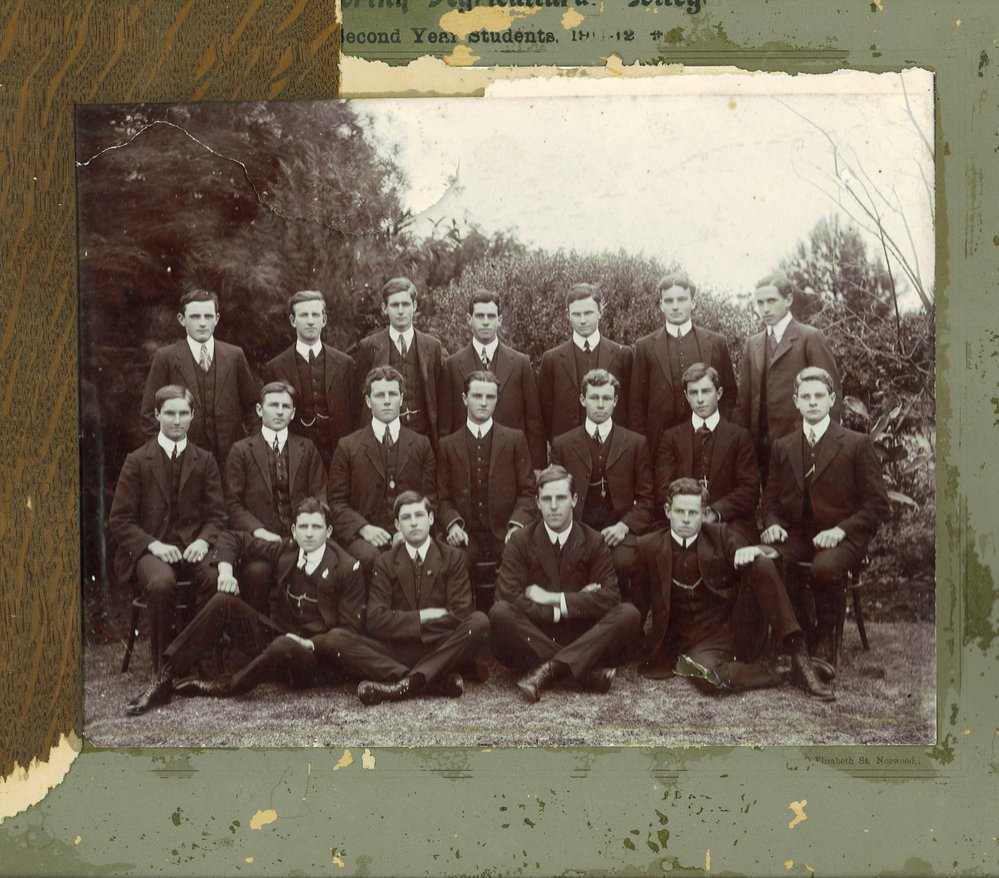 Second Year Students, Roseworthy Agricultural College, 1911-12
