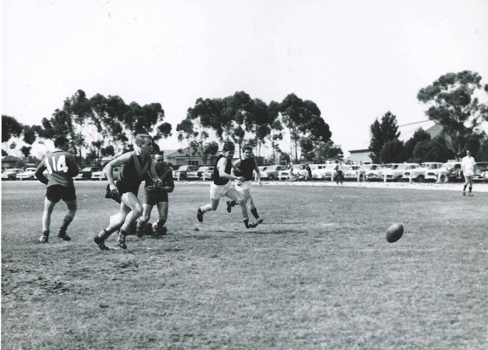 Football Match, Roseworthy Agricultural College, c1965
