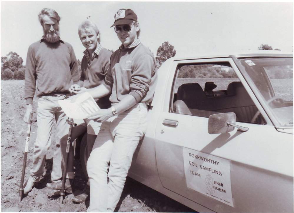 Soil Sampling Team, 1986
