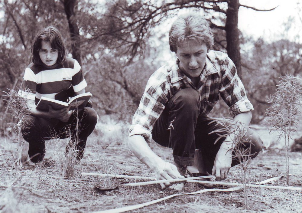 Natural Resources Students, Field Work, 1983