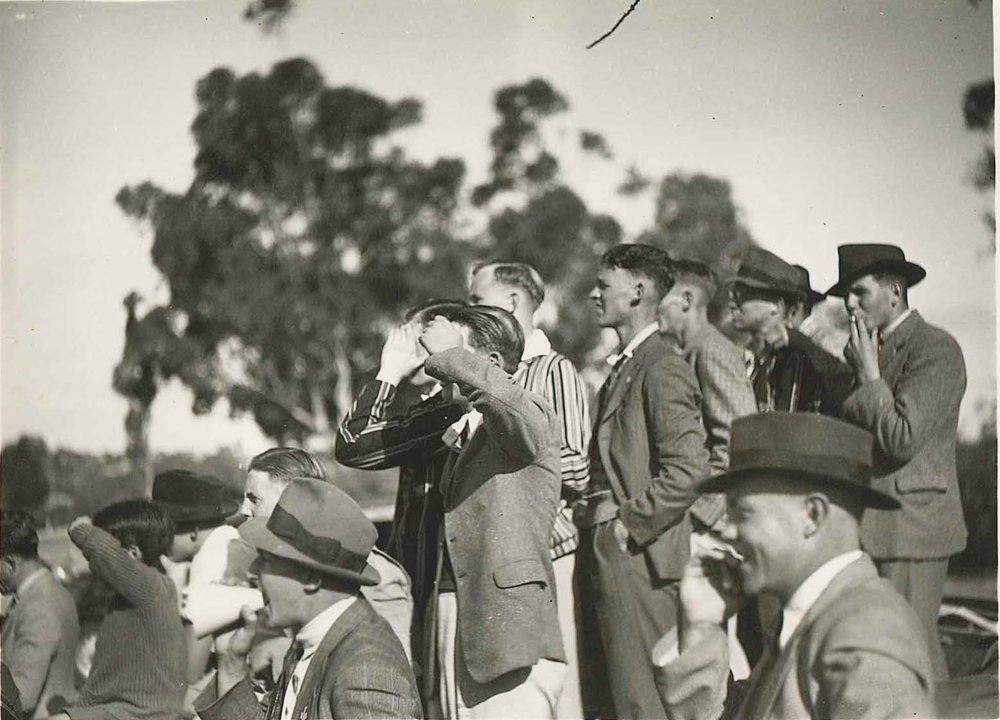 Spectators, Roseworthy Agricultural College, c1945