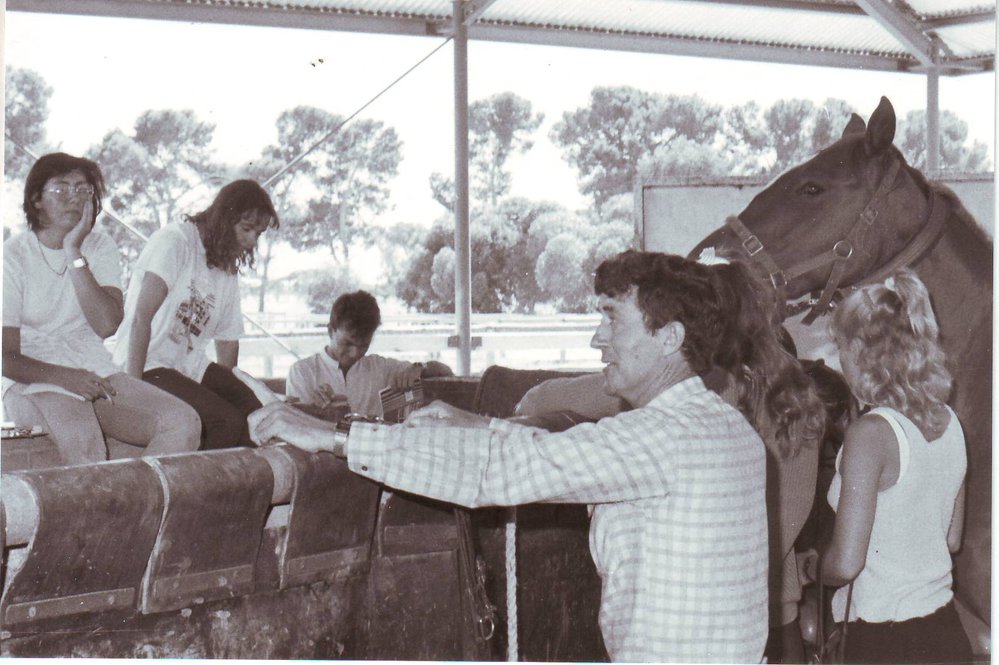 Ken Carthew and Horse Students, 1988