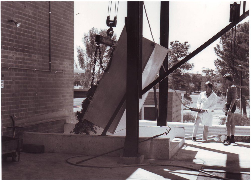 Andrew Ewart and Scott Collet - Tipping Grapes Into a Hopper, 1978