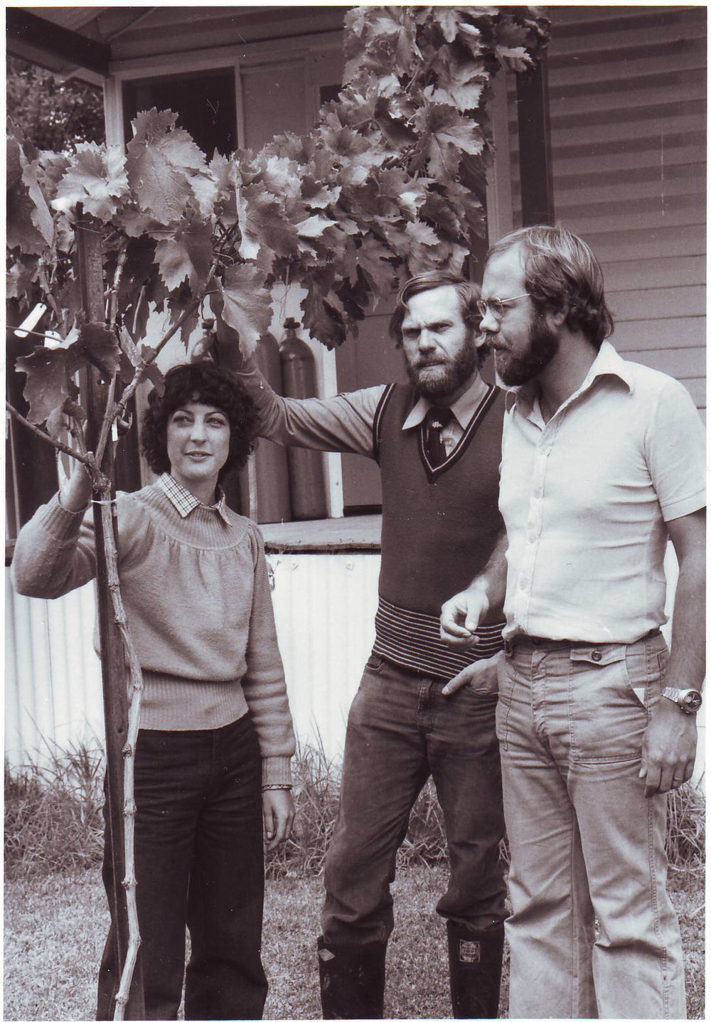 Pru Hentschke, Richard Smart and Peter Dry, 1978