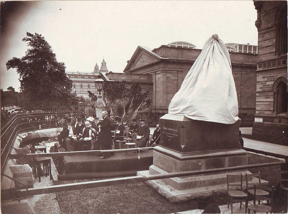 Unveiling of the Walter Watson Hughes Statue, 1906