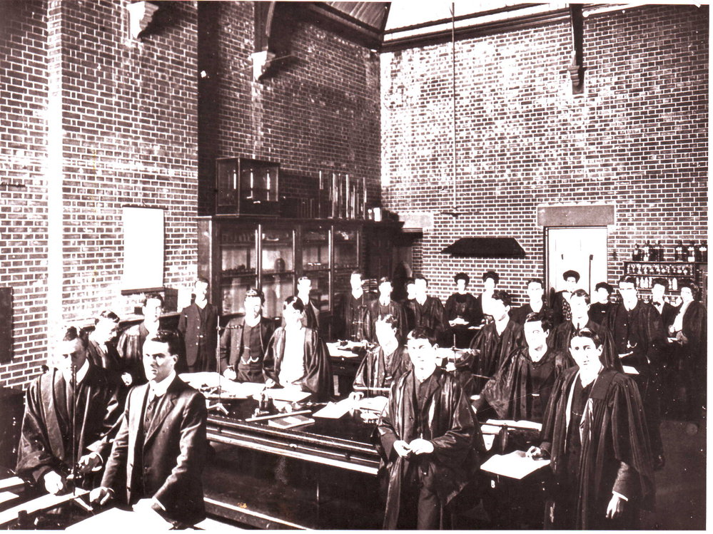 First Year Chemistry Students, 1906