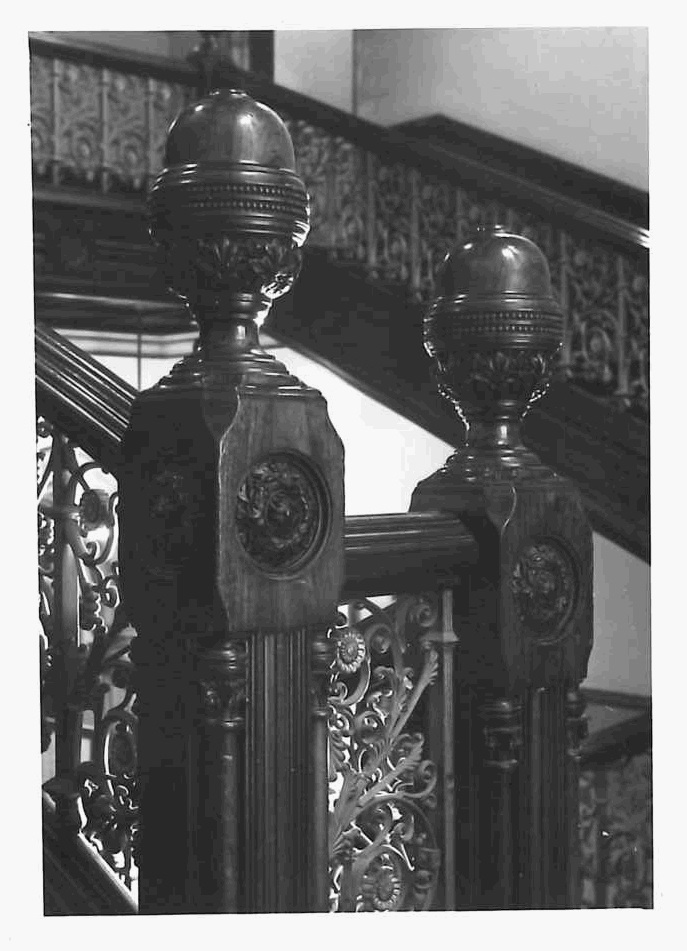Mitchell Building - Balustrade on Landing, 1973