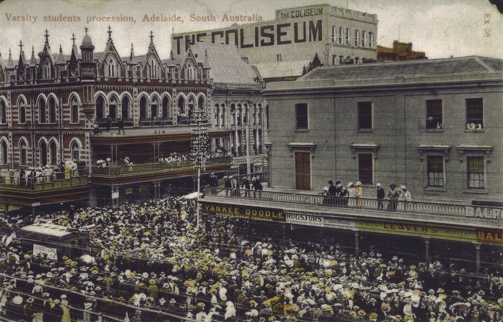 PROSH Procession - King William Street, 1916