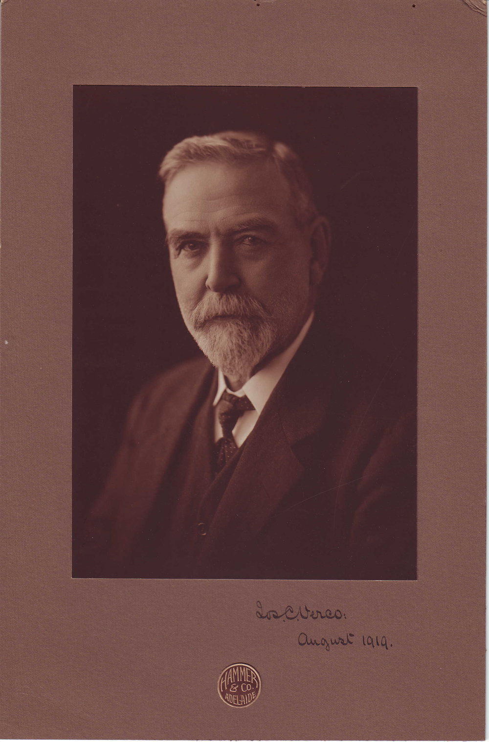 Sir Joseph Cooke Verco, 1919