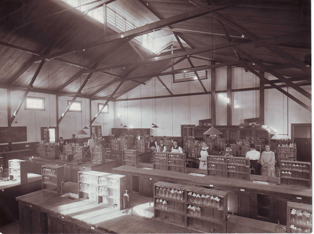 Jarrah Chemistry Laboratory Interior, 1921