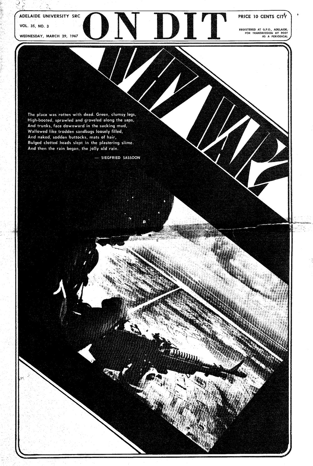 On Dit. Volume 35, Issue 3