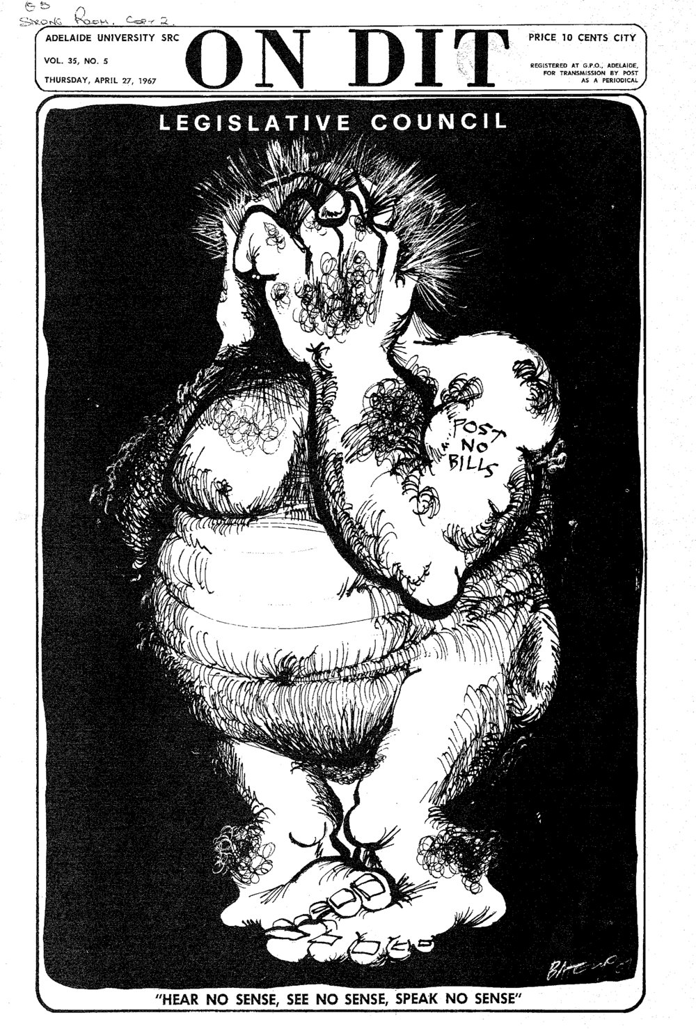 On Dit. Volume 35, Issue 5