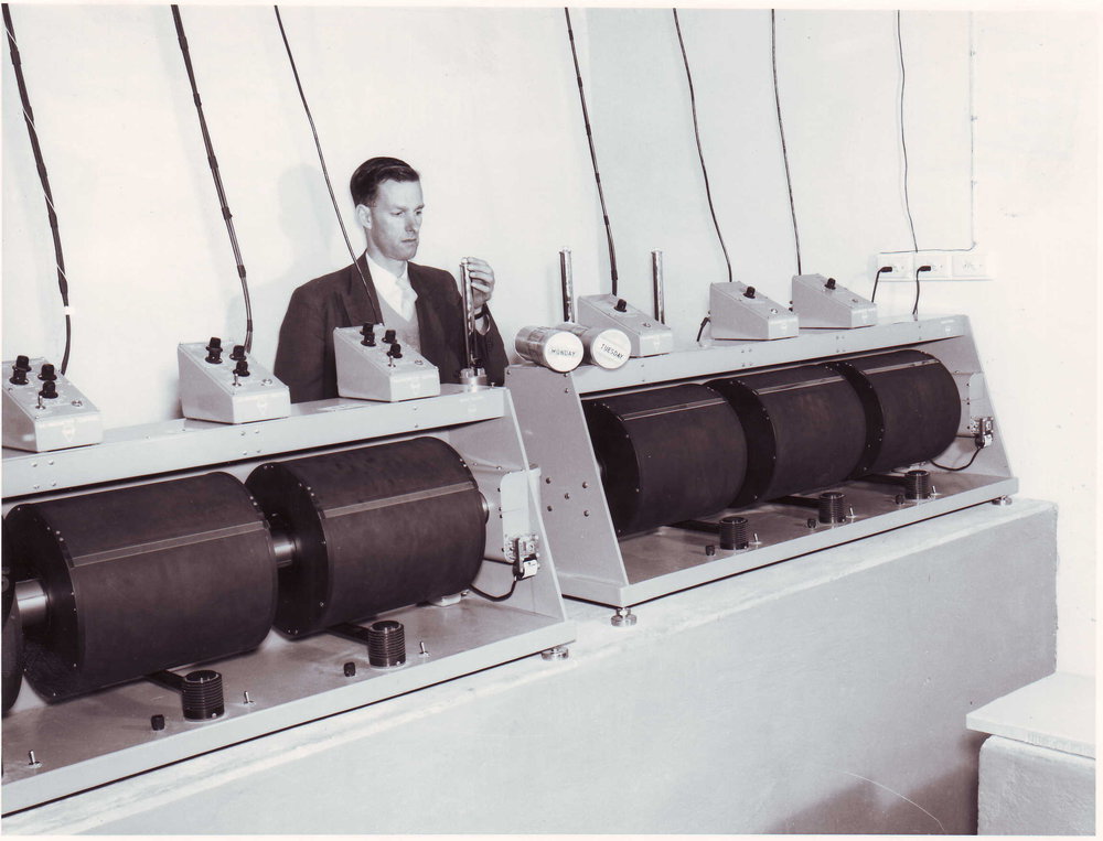 Dr David Sutton and Film Recorders, 1959