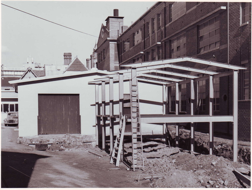 Carpenters Workshops and Garages Under Construction, 1961