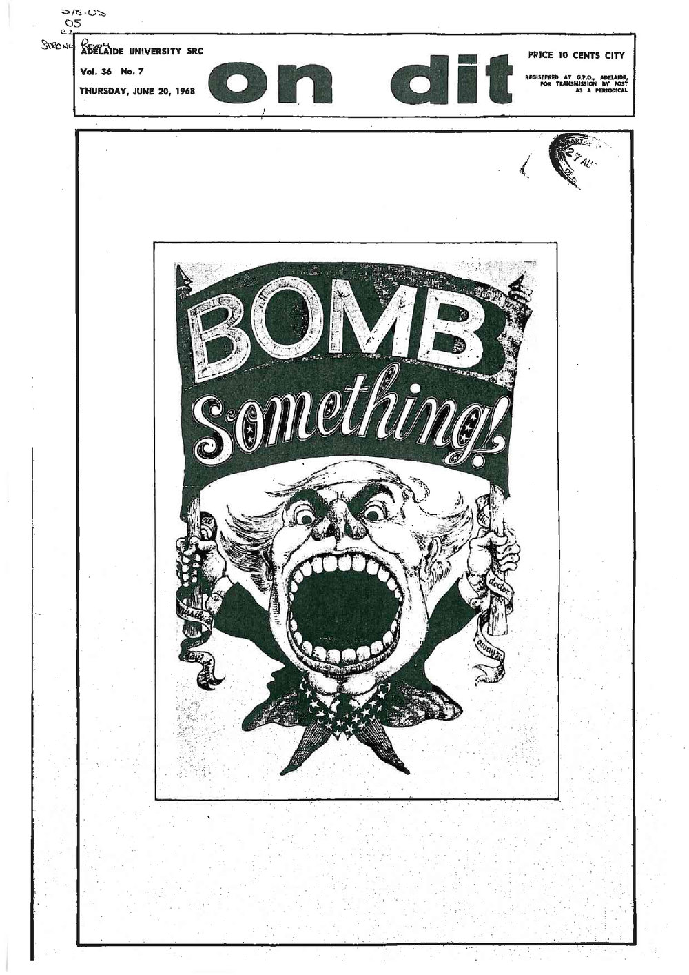 On Dit. Volume 36, Issue 7