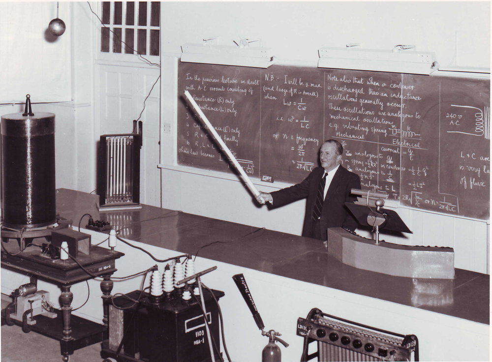 George Rayner Fuller Delivering a Lecture, 1963