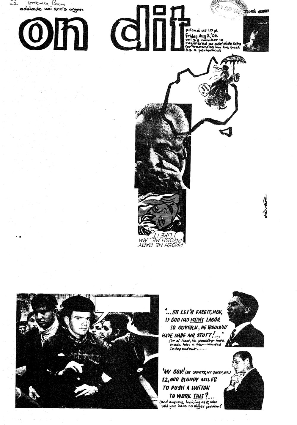 On Dit. Volume 36, Issue 10