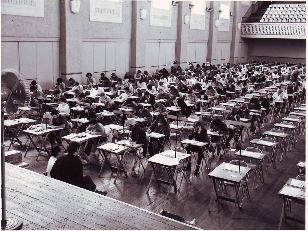 Examinations in Centennial Hall, 1971