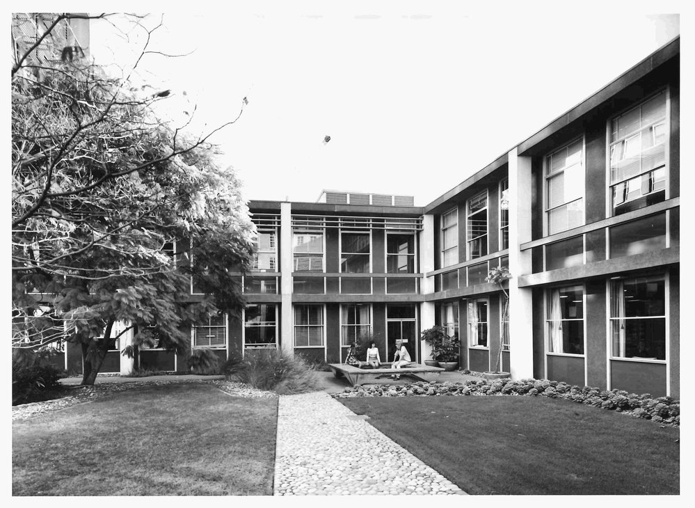 Napier Inner Courtyard, 1973