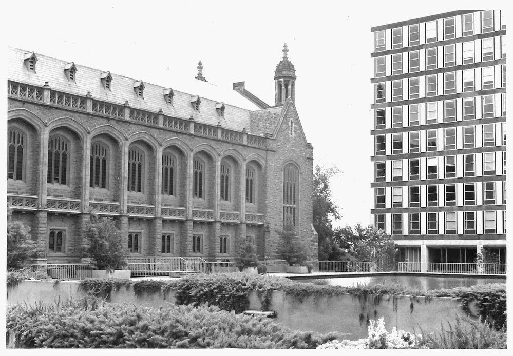 Bonython Hall and Napier Building, 1974