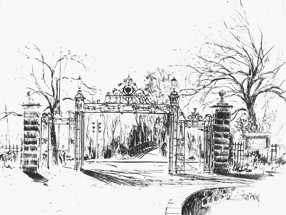 Mitchell Gates on Victoria Drive, 1974